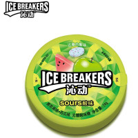 好时 Ice Breakers(青苹果味西瓜味)无糖爽口糖(盒装) 24g