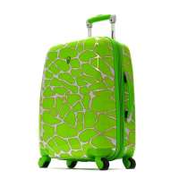 奥林匹亚绿色鹿纹时尚拉杆箱21寸SHD-5321-LIME