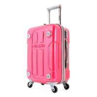 奥林匹亚粉红色镜面拉杆箱 20寸SHF-7820-PINK