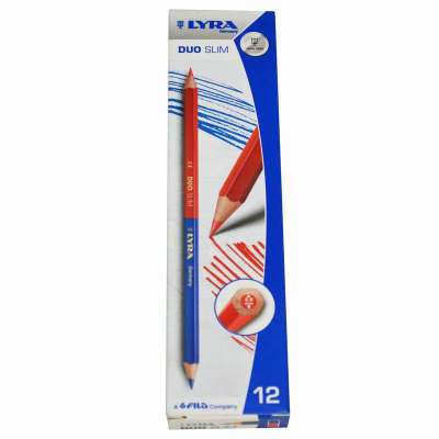 LYRA DUO 红蓝双色彩色铅笔(12支/盒)L2920101