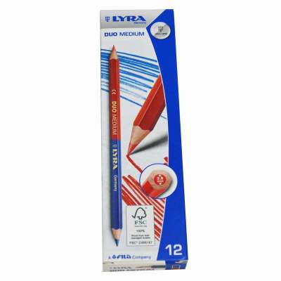 LYRA DUO 红蓝双色彩色铅笔(12支/盒)L2640101
