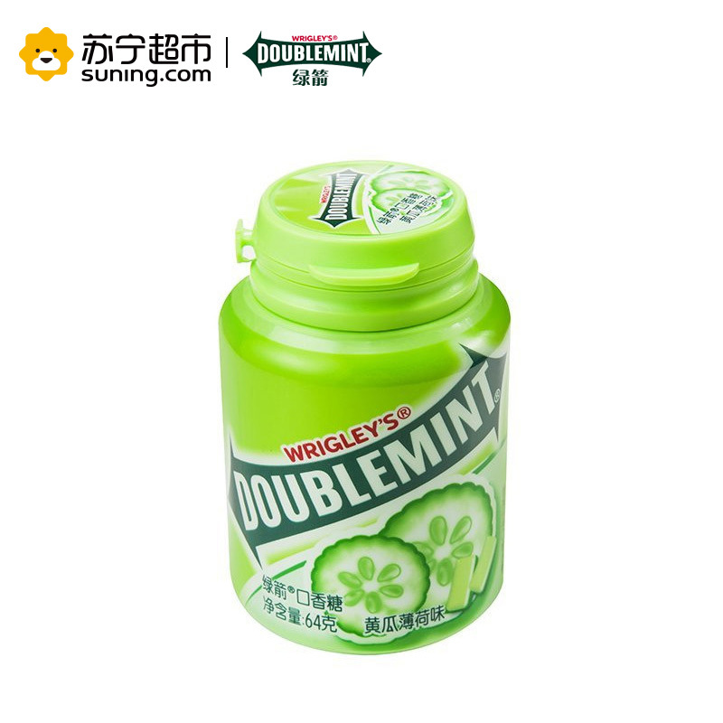 绿箭 黄瓜薄荷味40粒口香糖64g