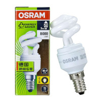 OSRAM欧司朗T2迷你螺旋节能灯5W暖白色E14三送一促销装