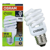 OSRAM欧司朗T2迷你螺旋节能灯11W日光色E27三送一促销装