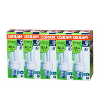 OSRAM欧司朗迷你超值星节能灯11W日光色E27五支装 