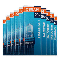 OSRAM欧司朗 清溴钨灯12V20W 十支装