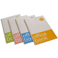 广博(GuangBo)GBR0661 16K58页卡面办公软抄/记事本/日记本10本装(颜色混装)