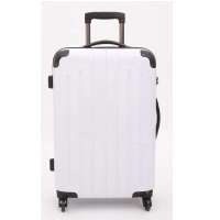 丹仪进口ABS+PC拉链箱DY-8120 24 奶油白DY-8120 24