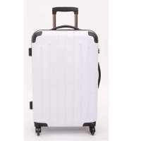 丹仪进口ABS+PC拉链箱DY-8120 28 奶油白DY-8120 28