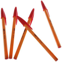 比克(BIC)0.7mm经典橙色圆珠笔858310