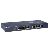 网件(NETGEAR)FS108P 8口百兆交换机(含4个POE口)