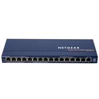 网件(NETGEAR)FS116P桌面型交换机(16个10/100端口/8个PoE供电端口)
