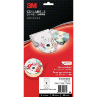 3M  光碟标签21802-20 (白色)