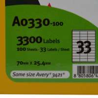 普林泰科(printec)A0330-100打印标签 地址标签