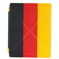 Maclove苹果附件iPad2/3/4八彩国旗保护壳(德国)M1098(YIGOU)