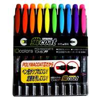 蜻蜓(Tombow) 十色双头荧光笔套装 WA-TC 10C