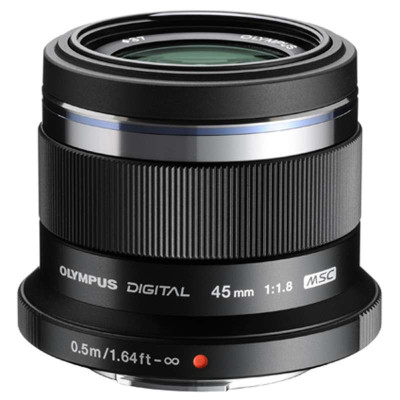 奥林巴斯镜头奥林巴斯 镜头 45mm F1.8 人像定焦 镜头(黑色)