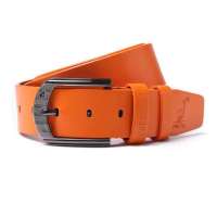pouch kan时尚男士牛皮针扣皮带N2150065橙色