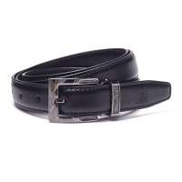 pouch kan时尚女士牛皮针扣皮带N2210015黑色