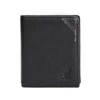 pouch kan商务男士牛皮钱包Q21220033黑色