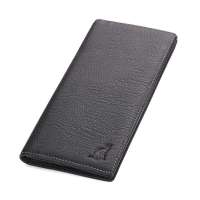 pouch kan商务男士牛皮钱包Q21310011黑色