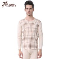 顶瓜瓜/顶呱呱秋冬新品格仔印迹男内衣DNLMD-T4005