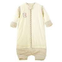 龙之涵 加抗菌层棉花分腿睡袋 米黄 L码