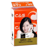 洁柔 抽纸 C&S系列2层215抽*3包(大规格)