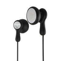 松下升级版糖果线夹耳塞耳机RP-HV41GK-PB(黑色)