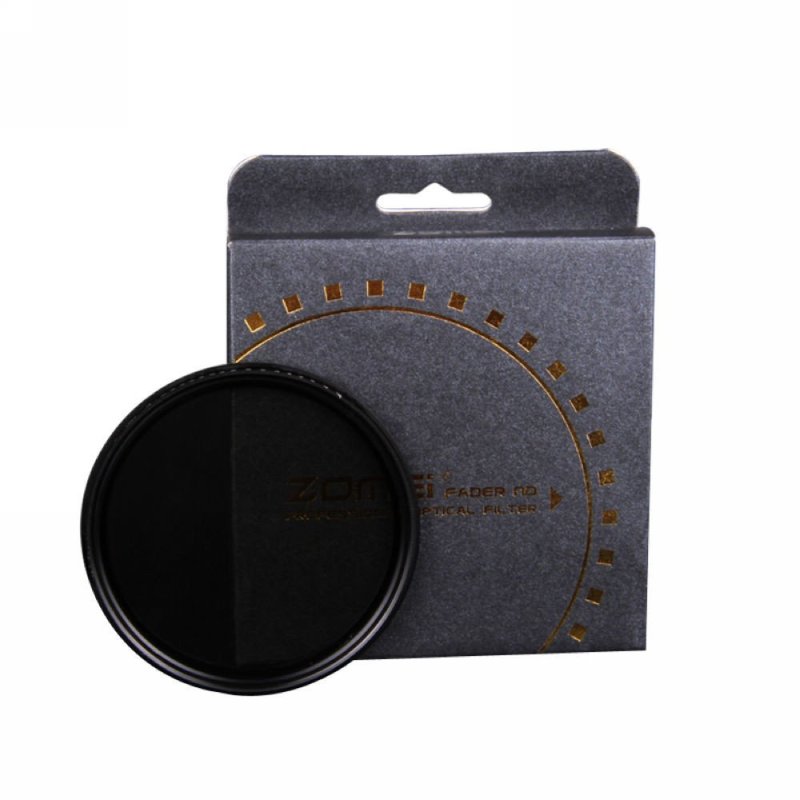 ZOMEI 卓美 67MM 轻薄型 无极 可调 减光镜ND2-400 中灰 密度镜 佳能尼康单反滤镜