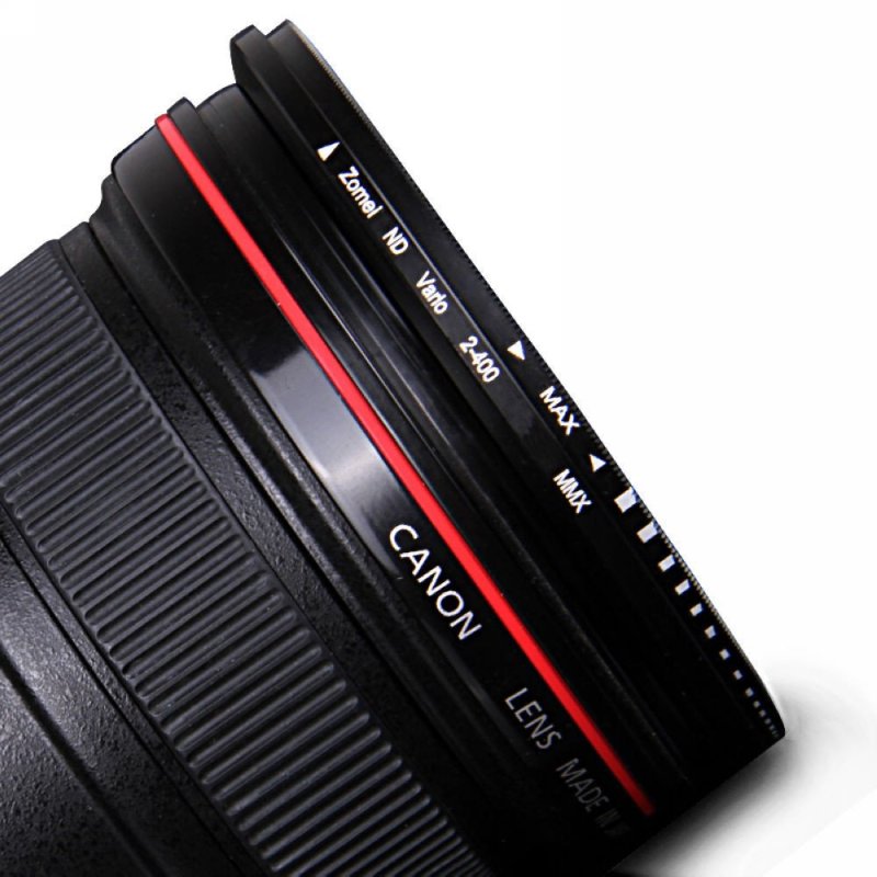 ZOMEI 卓美 67MM 轻薄型 无极 可调 减光镜ND2-400 中灰 密度镜 佳能尼康单反滤镜