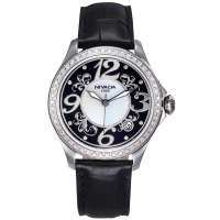 尼维达NIVADA时尚印花石英皮带女士手表LQ8018-306125