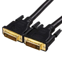 yellowknife黄刀JD101DVI(24+1)双通道信号线DVI-D线1.8米黑色