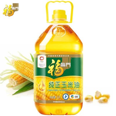福临门 食用油 纯正玉米油 4L 中粮出品