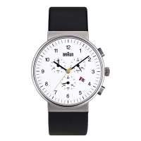 德国 BRAUN博朗 Classic经典系列 石英男表 BN0035WHBKG
