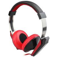 现代HIFI耳机电脑耳麦 HY-920MV(红)