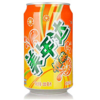 美年达橙听装330ML