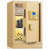 黑石(BLACK ROCK)D53C电子密码双保险保管箱/柜 办公家用全钢防盗