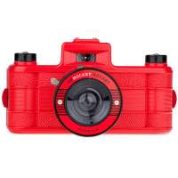 乐魔(LOMOGRAPHY) LOMO SPROCKETROCKET 火箭齿空180度全景 胶卷相机(棒棒糖限量版 - 烈焰红)