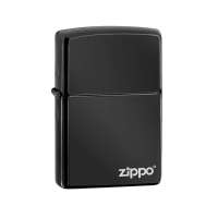 ZIPPO打火机 24756ZL黑炫冰商标