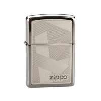 ZIPPO打火机 24943黑冰纵横交错捆绑打火机