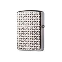 Zippo打火机 28186黑冰PVD浸染深雕打火机