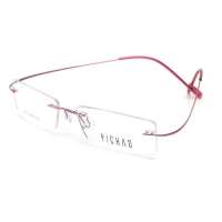 亿超无框记忆超轻近视眼镜架男女款302 粉色