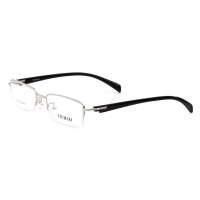 亿超眼镜框男女款 超轻 近视眼镜架 配眼镜 近视镜 YC1201 银色