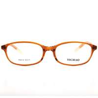 亿超近视眼镜框潮非主流板材镜架复古眼镜架男女FB5019 棕黄