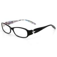亿超全框板材近视眼镜架女FB5005 外黑内花