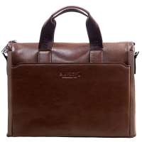 花花公子PLAYBOY男士商务手提包单肩斜挎包时尚休闲公文包910095-2啡