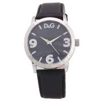 杜嘉班纳D&G女款黑色水钻数字石英表DW0691