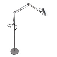 开林 时尚简约立式三折聚光落地灯HL-B5203银白 升级版