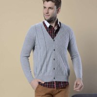 墨漓男式羊绒衫6112